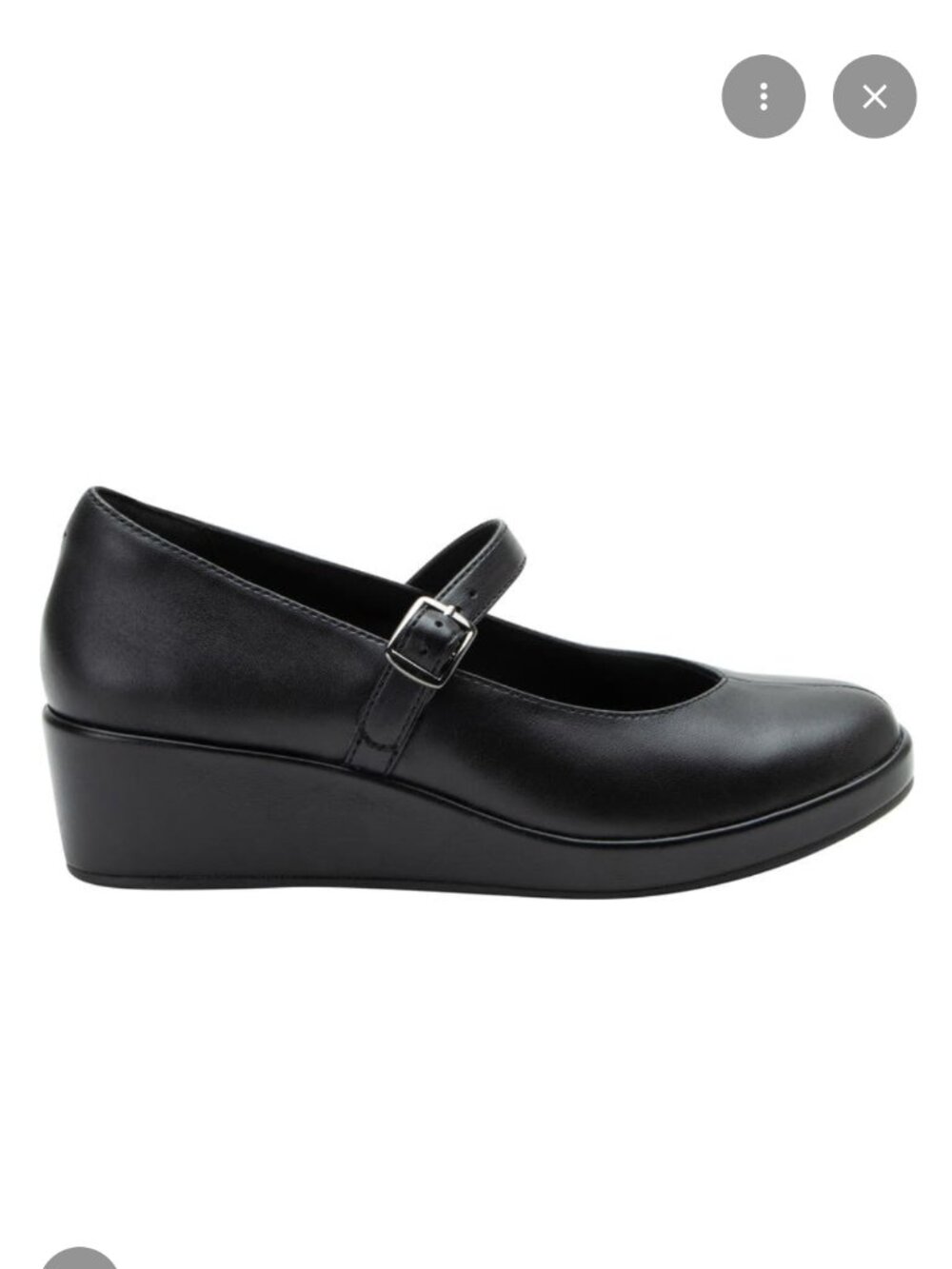 Alegria Lite Halo Mary Jane 10.5 11 EU 41 Black Wedge Pump Comfort Arch Support